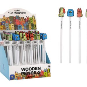 Lápiz STAY PAWSITIVE - expositor 36 uds