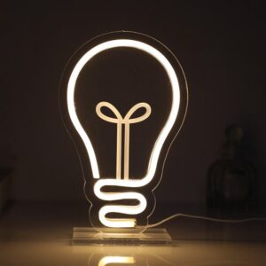 Letrero LED Bombilla