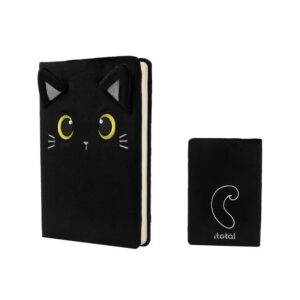 Libreta Plush BLACK CAT