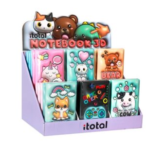 Libretas 3D surtidas - con expositor 30 uds