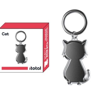 Llavero de metal Gato