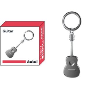 Llavero de metal Guitarra