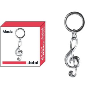 Llavero de metal Música