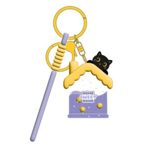 Llavero House BLACK CAT