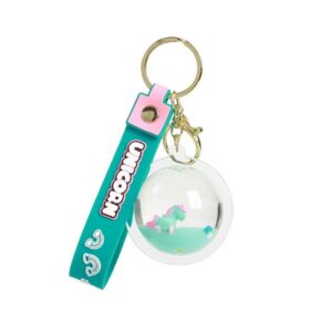 Llavero Liquid esfera BLUE UNICORN