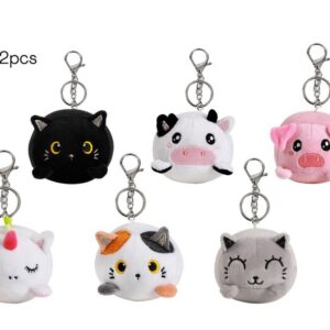 Llaveros plush surtidos 12 uds sin expositor