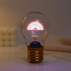 Luz con forma de bombilla Rainbow