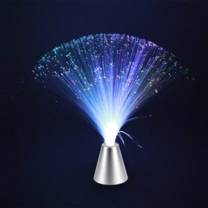 Luz de fibra óptica que cambia de color