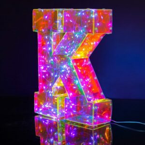 Luz LED en forma de K