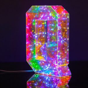 Luz LED en forma de Q