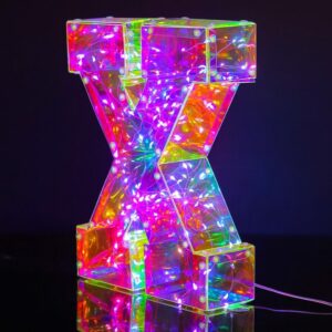 Luz LED en forma de X