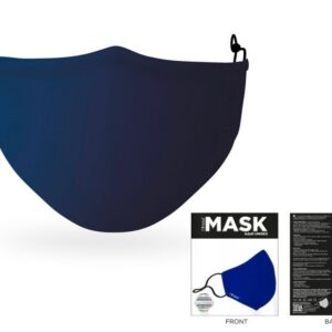 Máscara de cobertura de poliéster Azul