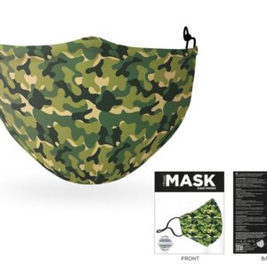 Máscara de cobertura de poliéster Camuflagem