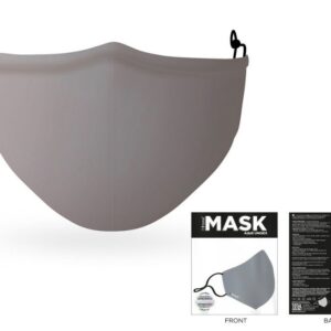 Máscara de cobertura de poliéster Cinza