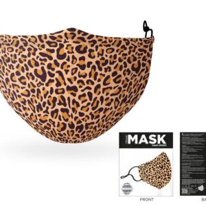 Máscara de cobertura de poliéster Leopardo