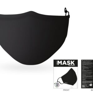 Máscara de cobertura de poliéster Preto