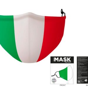 Mascherina copriviso in Poliestere bandiera italiana