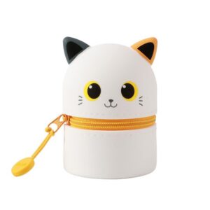 Mini estuche de silicona ORANGE CAT
