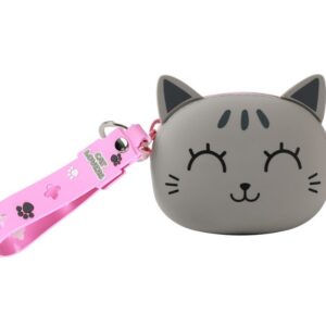 Monedero de silicona GREY CAT