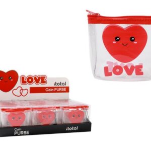 Monedero FOLLOW YOUR HEART - expositor 18 uds