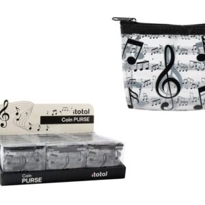 Monedero MUSIC - expositor 18 uds