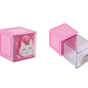 Organizador cúbico de escritorio GREY CAT