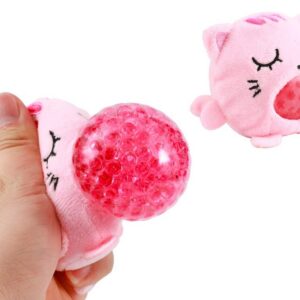 Pelotita squishy PINK CAT