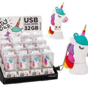 Pendrive 32 GB UNICORN - expositor 16 uds