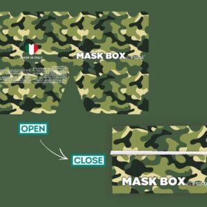 Porta-canetas de polipropileno Camuflagem