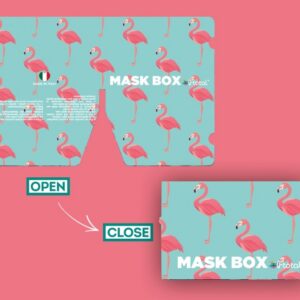 Porta-canetas de polipropileno Flamingo