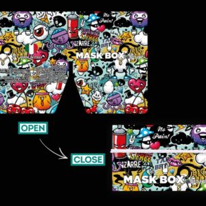 Porta-canetas de polipropileno Graffiti