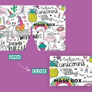 Porta-canetas de polipropileno Unicorn