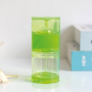 Reloj de arena gel verde
