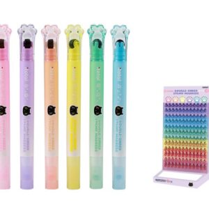 Resaltadores 2 en 1 surtidos - expositor 144 uds