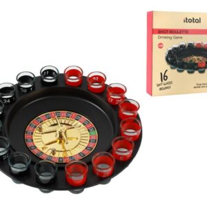 Ruleta para beber con 16 chupitos