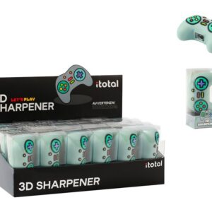 Sacapuntas 3D LET'S PLAY - expositor 24 uds