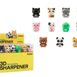 Sacapuntas 3D surtidos - expositor 48 uds