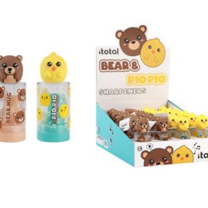 Sacapuntas BEAR & PIO PIO - expositor 24 uds