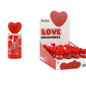 Sacapuntas FOLLOW YOUR HEART - expositor 24 uds