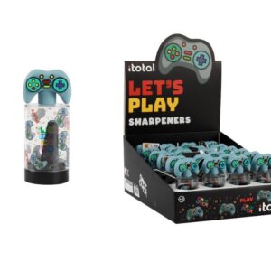 Sacapuntas LET'S PLAY - expositor 24 uds