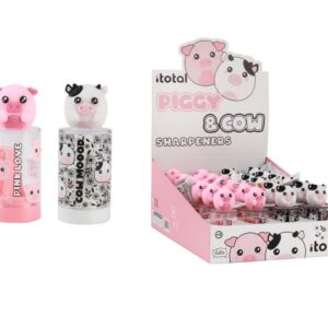Sacapuntas PIGGY & COW - expositor 24 uds