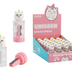 Sacapuntas UNICORN - expositor 24 uds
