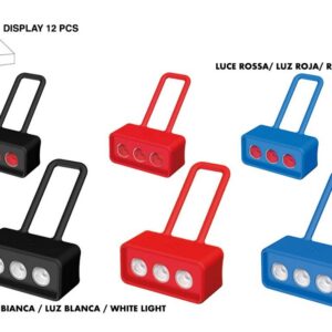 Set de luces para bicicleta - expositor 12 uds