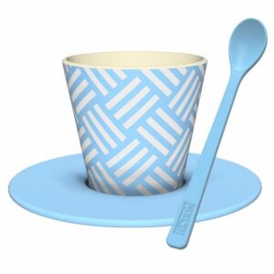 Set de Taza, Cuchara y Plato RPET LINE