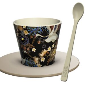 Set de Taza, Cuchara y Plato RPET NATURE