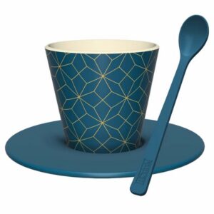 Set de Taza, Cuchara y Plato RPET POLYGON