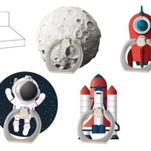 Soporte Smartphone Anillo Espacio - expositor 48 uds