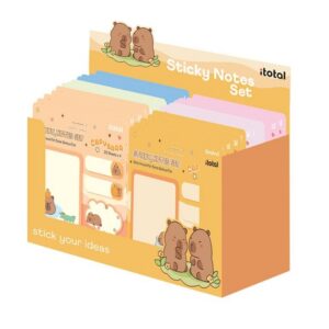 Sticky memos CAPYBARA - expositor 72 uds