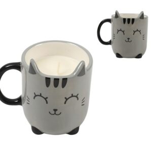 Taza con Vela GREY CAT
