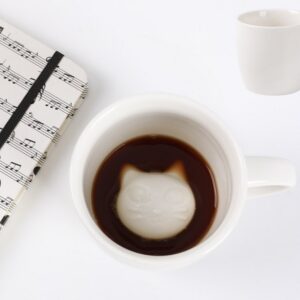Taza de cerámica 3D Gato